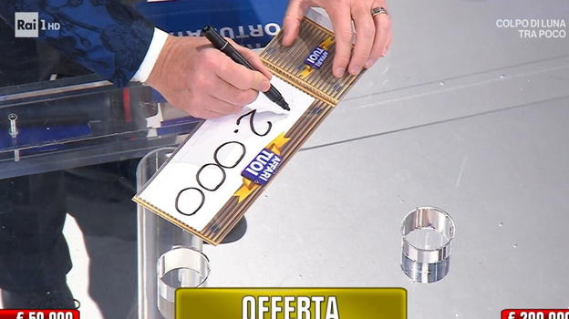 Affari tuoi, errore mai visto in diretta tv: il Dottore sbaglia l’offerta