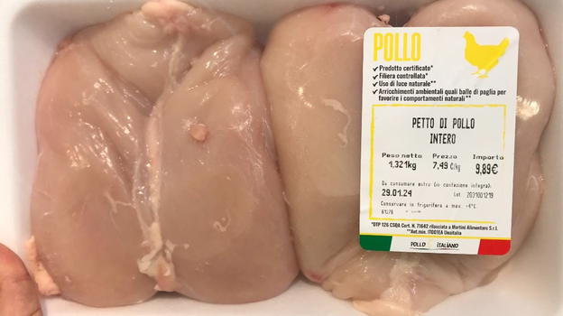 Il 90% dei polli Lidl sono affetti da da ‘white striping’: cosa significa