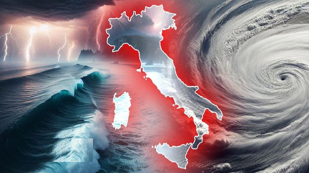 Ciclone in arrivo in Italia, l’allarme degli esperti