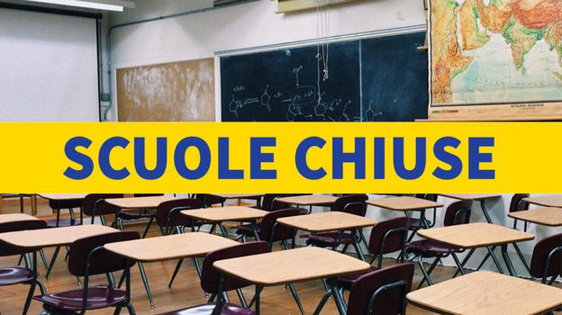 Maltempo chiuse tutte le scuole. Il comunicato del Sindaco