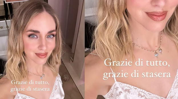 Chiara Ferragni, svelato il significato del ciondolo che ha indossato da Fazio