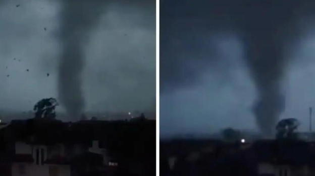 Spaventoso tornado si abbatte sulla città Italiana: numerose chiamate