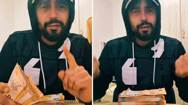 Armando Incarnato, polemiche sul video con una montagna di soldi