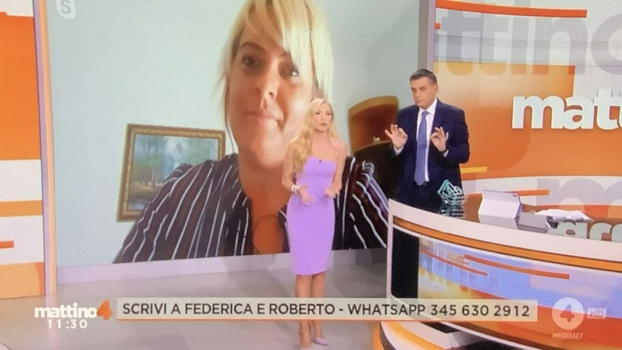 "Ti assumi le responsabilità di ciò che dici" Federica Panicucci, scontro in diretta Tv