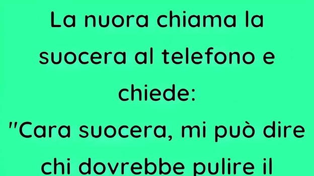 Nuora chiama suocera al telefono e le fa una domanda strana