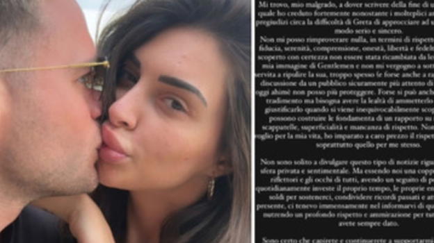 Tra Greta e Sergio è finita, lui accusa: "Mi ha tradito con..