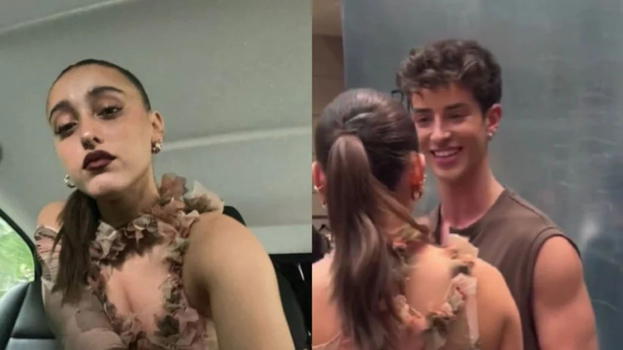 Giulia Stabile con il famosissimo della Tv
