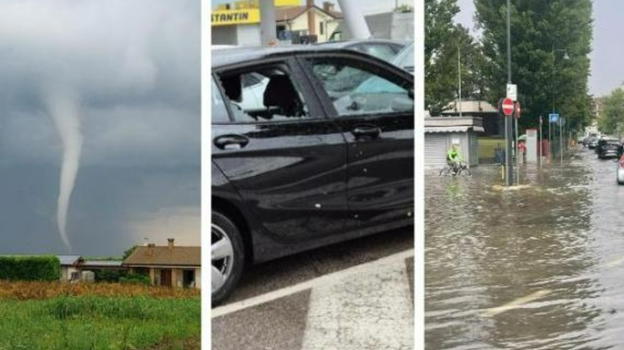 Italia,  tromba d’aria fa volare auto e tetti: distrutta la città di…