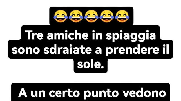 Tre amiche sono sdraiate a prendere il sole ed accade l’impensabile