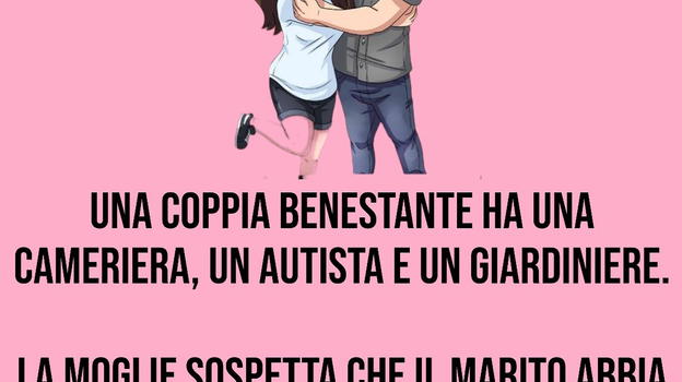😂 (Barzelletta) Una coppia benestante ha una cameriera…