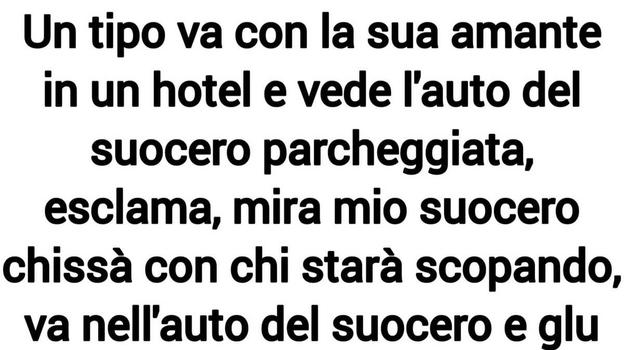 Un tipo va con la sua amante in un hotel ed accade l’impensabile