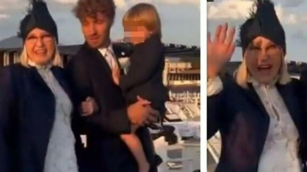 Eleonora Giorgi accompagna il figlio all’altare ed avviene la scoperta
