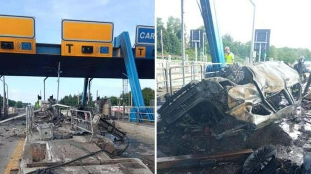Incidente al casello autostradale: almeno una persona deceduta