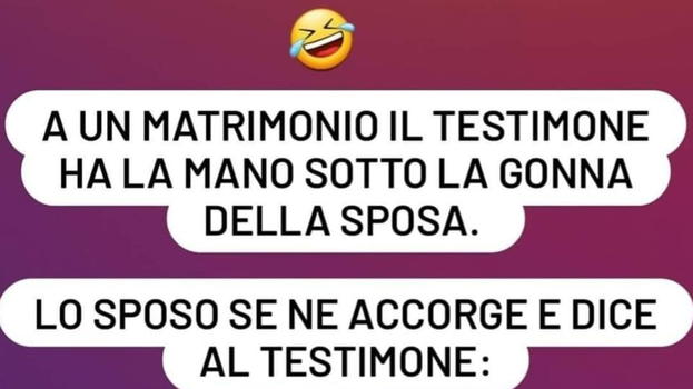 Durante il matrimonio accade una cosa incredibile