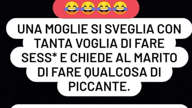 Una moglie si sveglia con tanta voglia ed accade l’impensabile