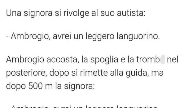 Una signora si rivolge all’autista ed accade l’impensabile