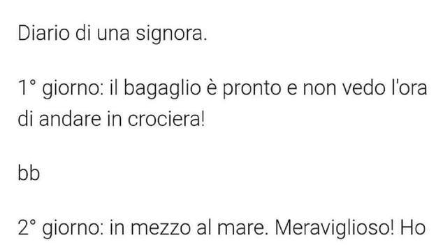 (Barzelletta favolosa) Il bagaglio è pronto e non…