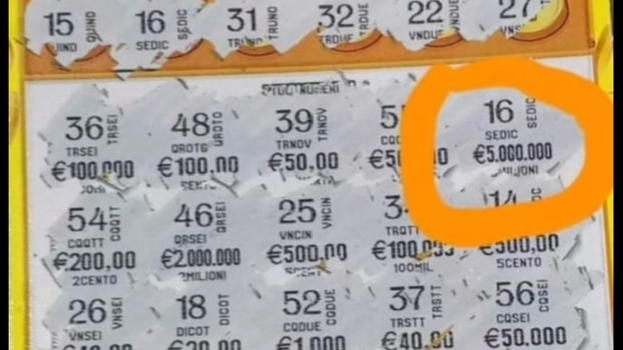 Pensionata vince 5milioni al Gratta e Vinci, ed accade l’impensabile