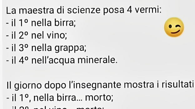 L’esperimento di una maestra di scienze ad una classe