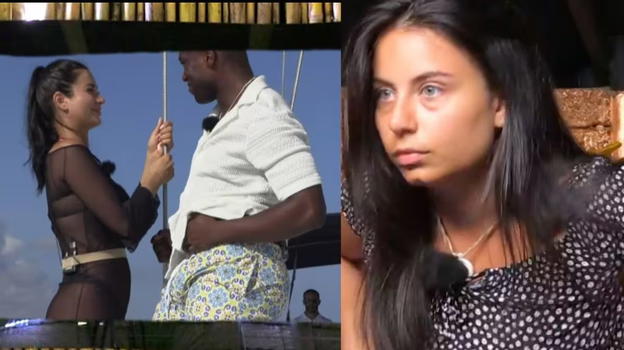 "Si è eccitato davanti alle telecamere". Anna senza parole