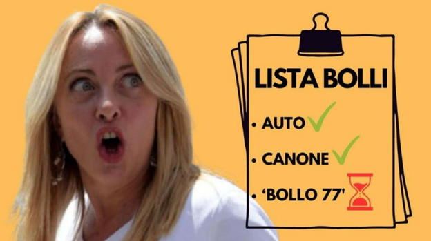 Nuovo bollo da 77.47€: Meloni ha confermato la cifra