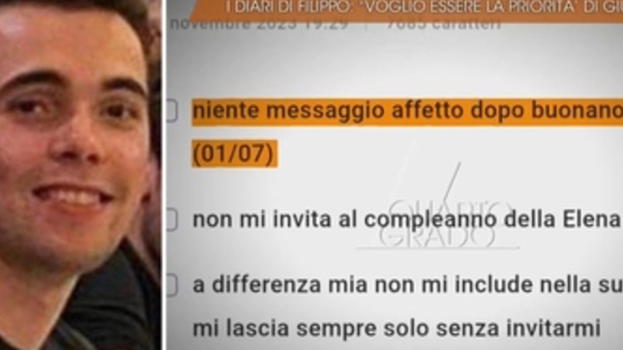 Pubblicato il diario di Filippo Turetta nel quale parla di Giulia Cecchettin