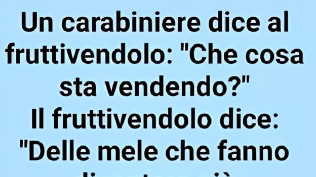 Carabiniere va dal fruttivendolo ed accade l’impensabile