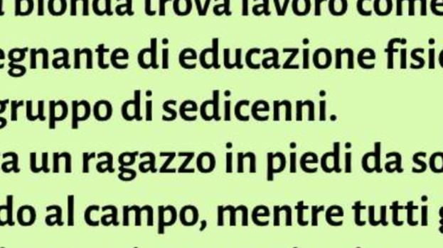Una bionda trova lavoro come…
