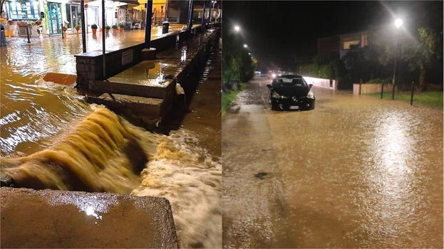 Alluvione lampo, la città si sveglia sommersa d’acqua