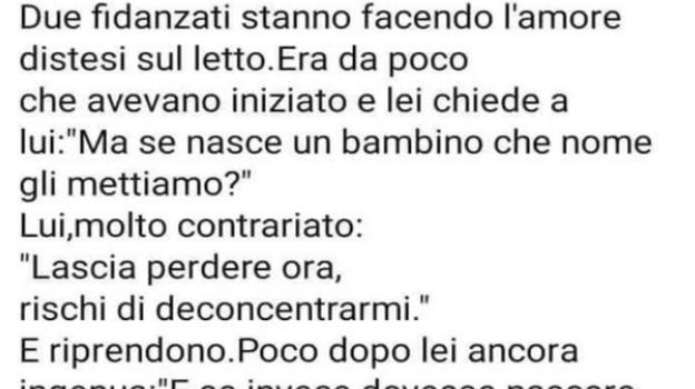 2 fidanzati stanno facendo l’amore e accade l’impensabile