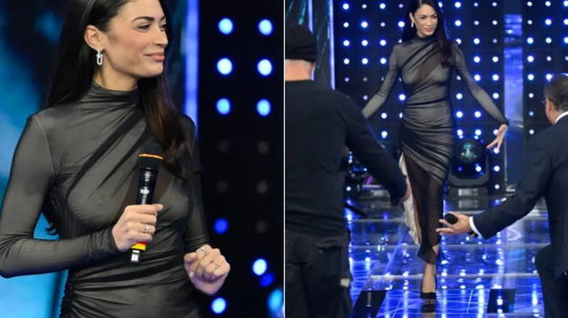 Elodie a Sanremo con l’abito da 49mila euro ma è polemica