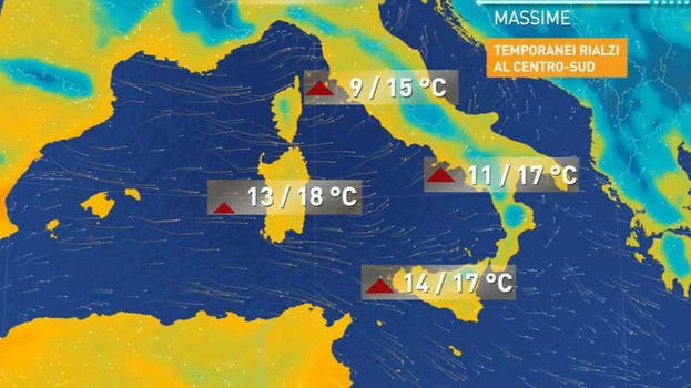 Burrasca di neve e gelo, l’Italia a Natale si tinge di bianco