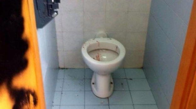 La figlia va in bagno, poco dopo le urla e la scena agghiacciante: dal water esce..