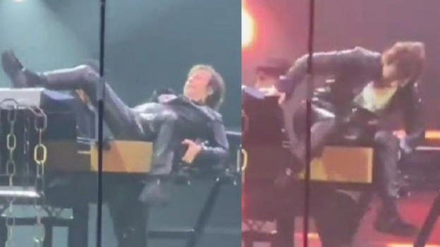 Gianna Nannini, il video dove non riesce a stare sul palco