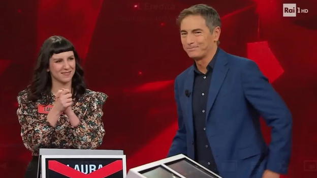 L’Eredità, Laura è stata eliminata. Il saluto misterioso