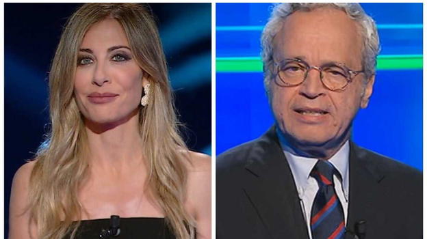 "Sono 3". Il dolce annuncio di Enrico Mentana e la Fagnani