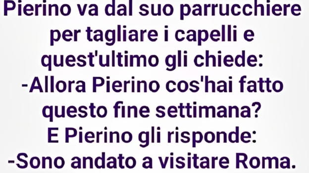 Pierino va dal suo parrucchiere ed accade l’impensabile