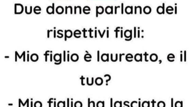 Due donne parlano dei loro figli ed accade l’impensabile