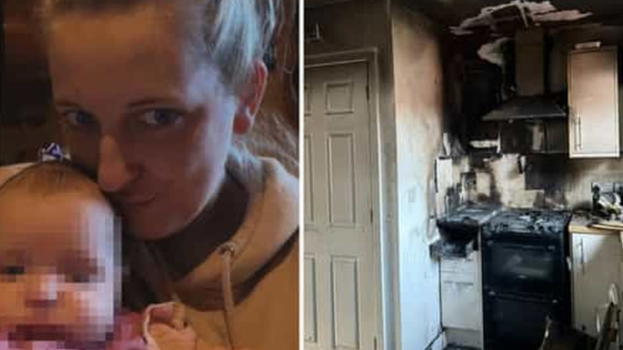Friggitrice ad aria prende fuoco, mamma 23enne perde tutto improvvisamente