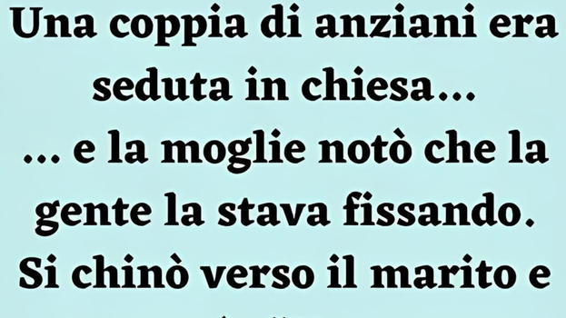 Coppia di anziani va in chiesa ed accade l’impensabile