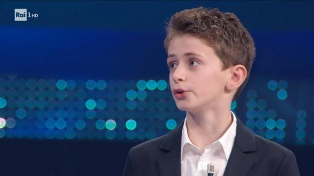 Samuele, chi è l’11enne tuttologo del Festival di Sanremo