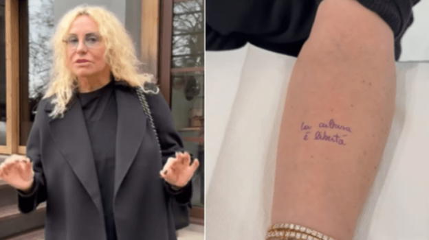 "Promessa mantenuta". Antonella Clerici posta sui social il nuovo tatuaggio