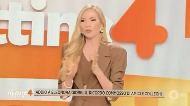 Federica Panicucci, lo sfogo in diretta Tv su Eleonora Giorgi: "Cosa pessima..