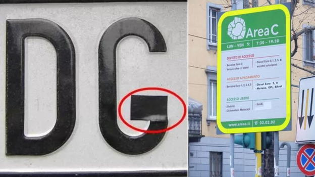 Scotch nero, vernice o targhe “clone”: così i furbetti provavano a evitare le multe a..