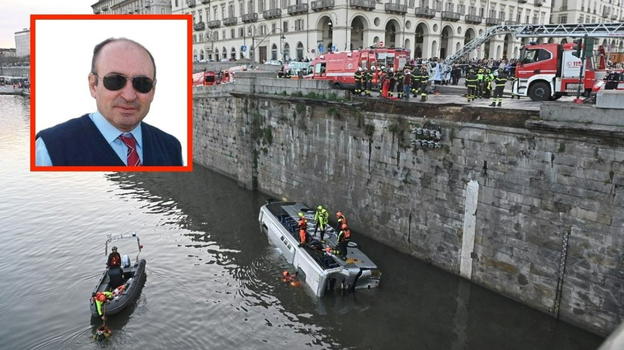 "Il pilota automatico.." Bus caduto nel Po a Torino, cosa è emerso