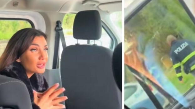 Elettra Lamborghini implora poliziotto: "Collega, chiuda un occhio". Perché lo chiama così