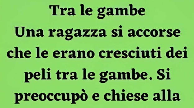 Ragazza inizia lo sviluppo e fa una strana domanda alla madre