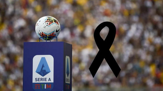 Lutto improvviso nella serie A, annullata la partita