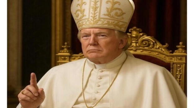 Trump pubblica una sua foto vestito da Papa: "Vorrei che il prossimo sia…"