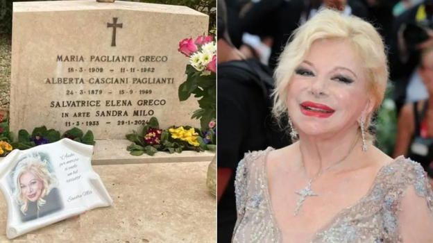Sandra Milo, è accaduto sulla tomba ad un anno dalla scomparsa